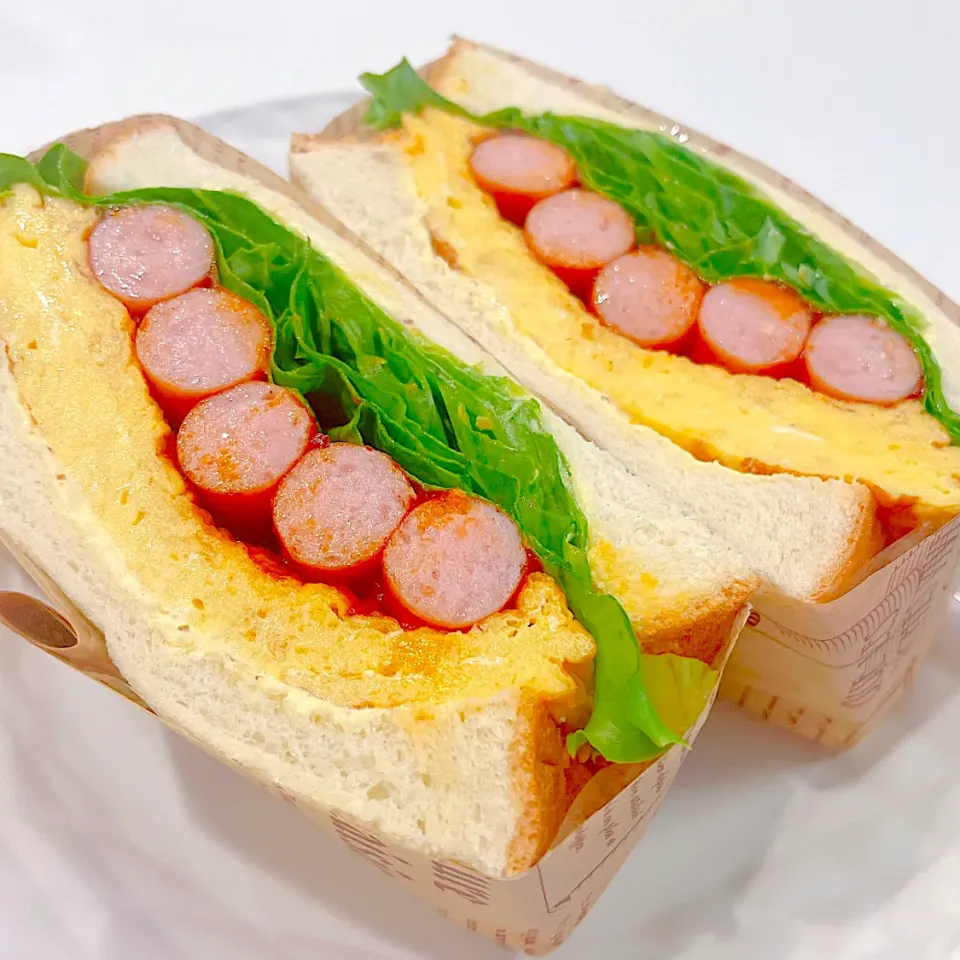 ソーセージエッグサンド|mico☺︎さん