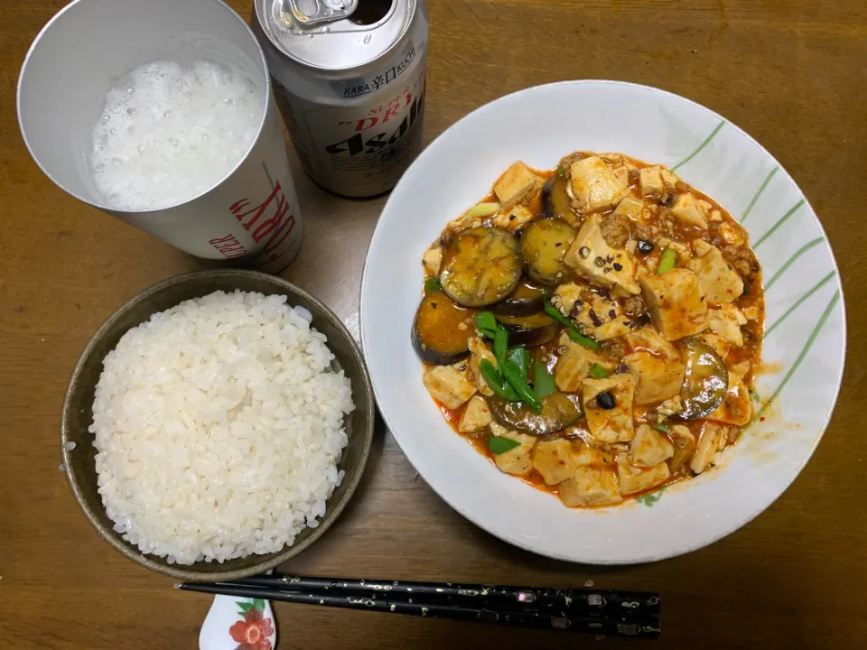 夕食　麻婆茄子豆腐|ATさん
