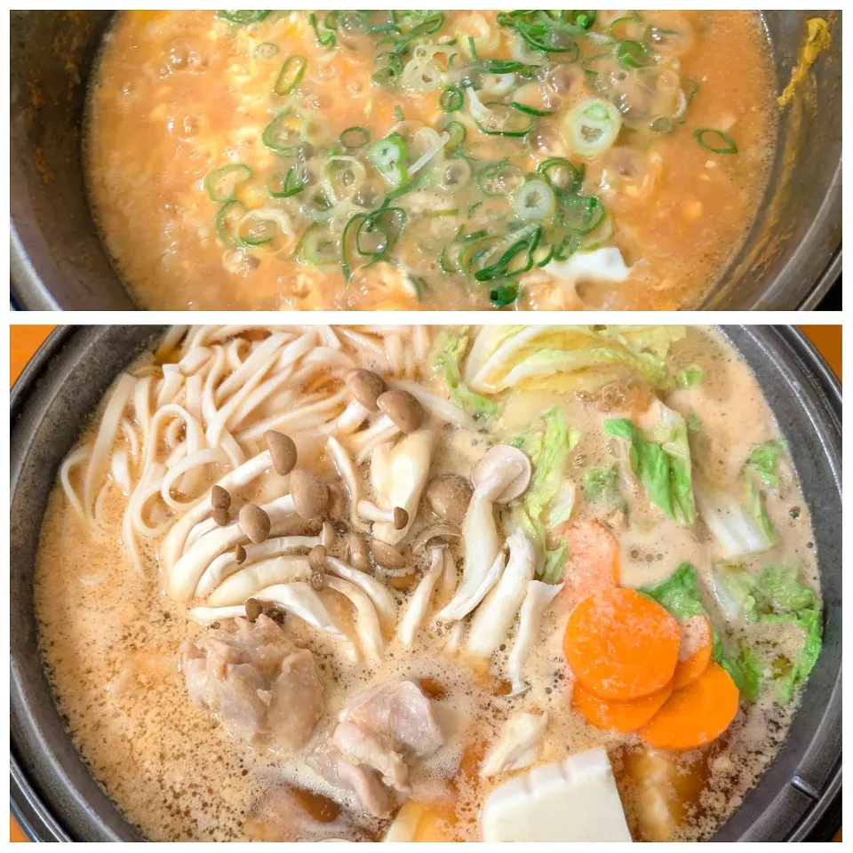 味噌󠄀うどん鍋|chikakoさん