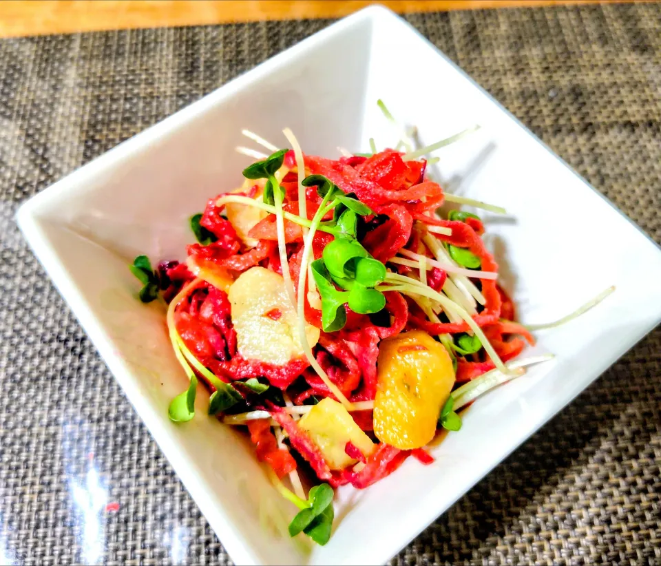 【副菜】切り干し赤大根のガーリックマリネ|シュビラさん