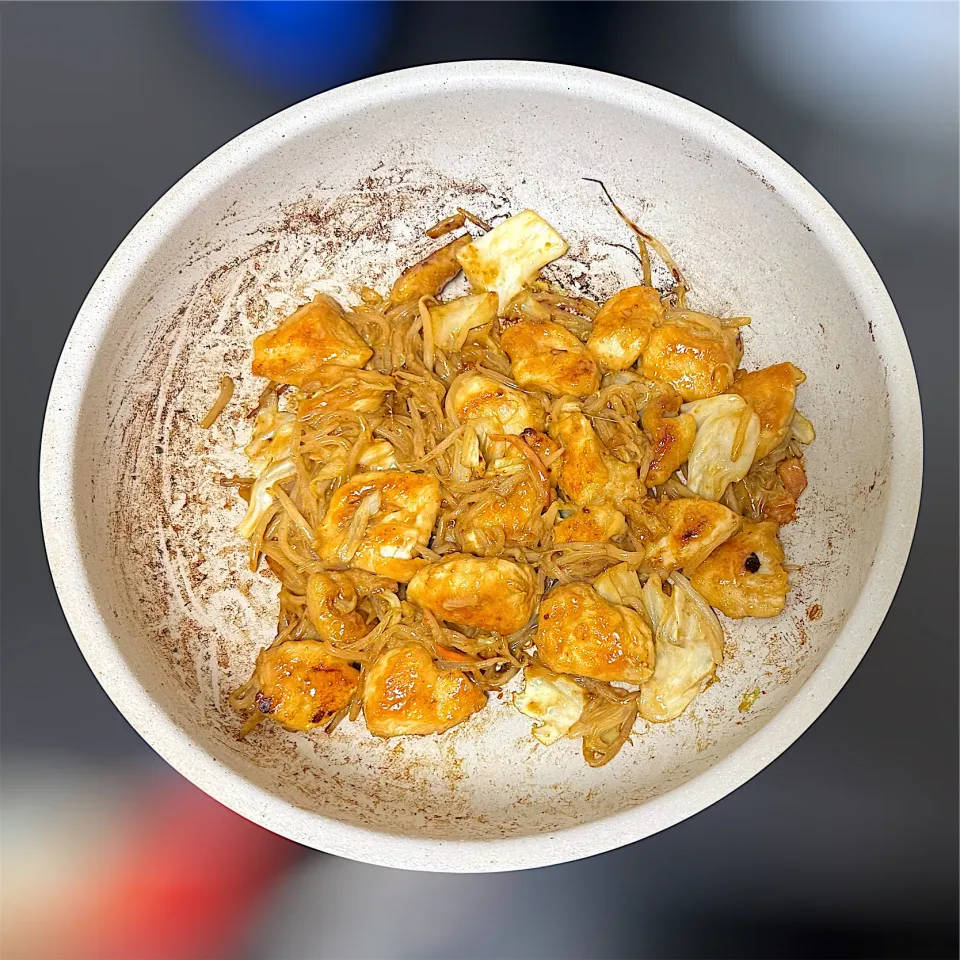 野菜と鶏肉のオイマヨ炒め|瀬名さん