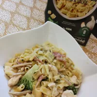 Cheese &　Broccoli Cream Pasta チーズブロッコリーパスタ|Reiko Momさん
