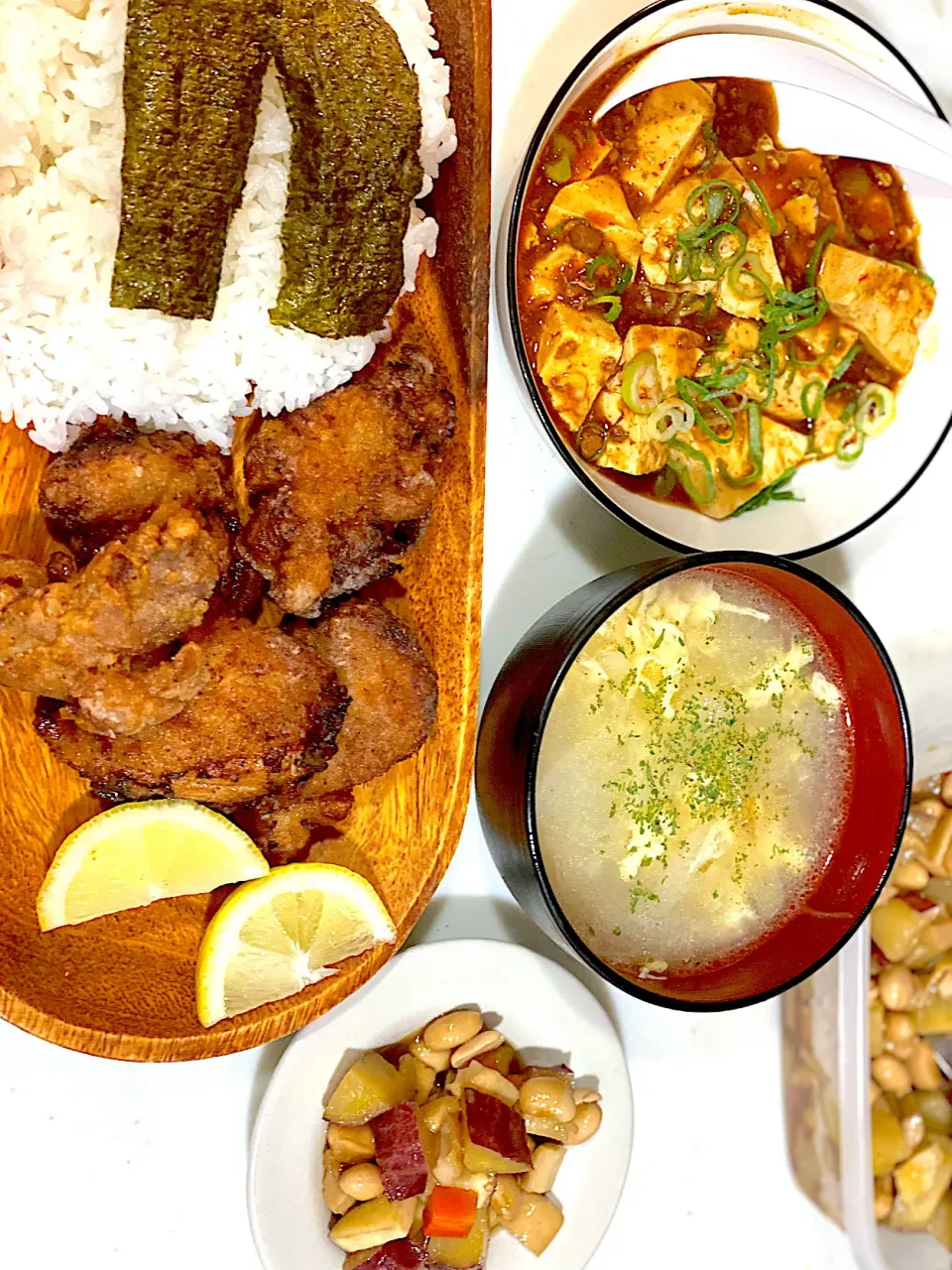 とり唐と麻婆と大根と玉ねぎの中華コンソメ🍲|msさん