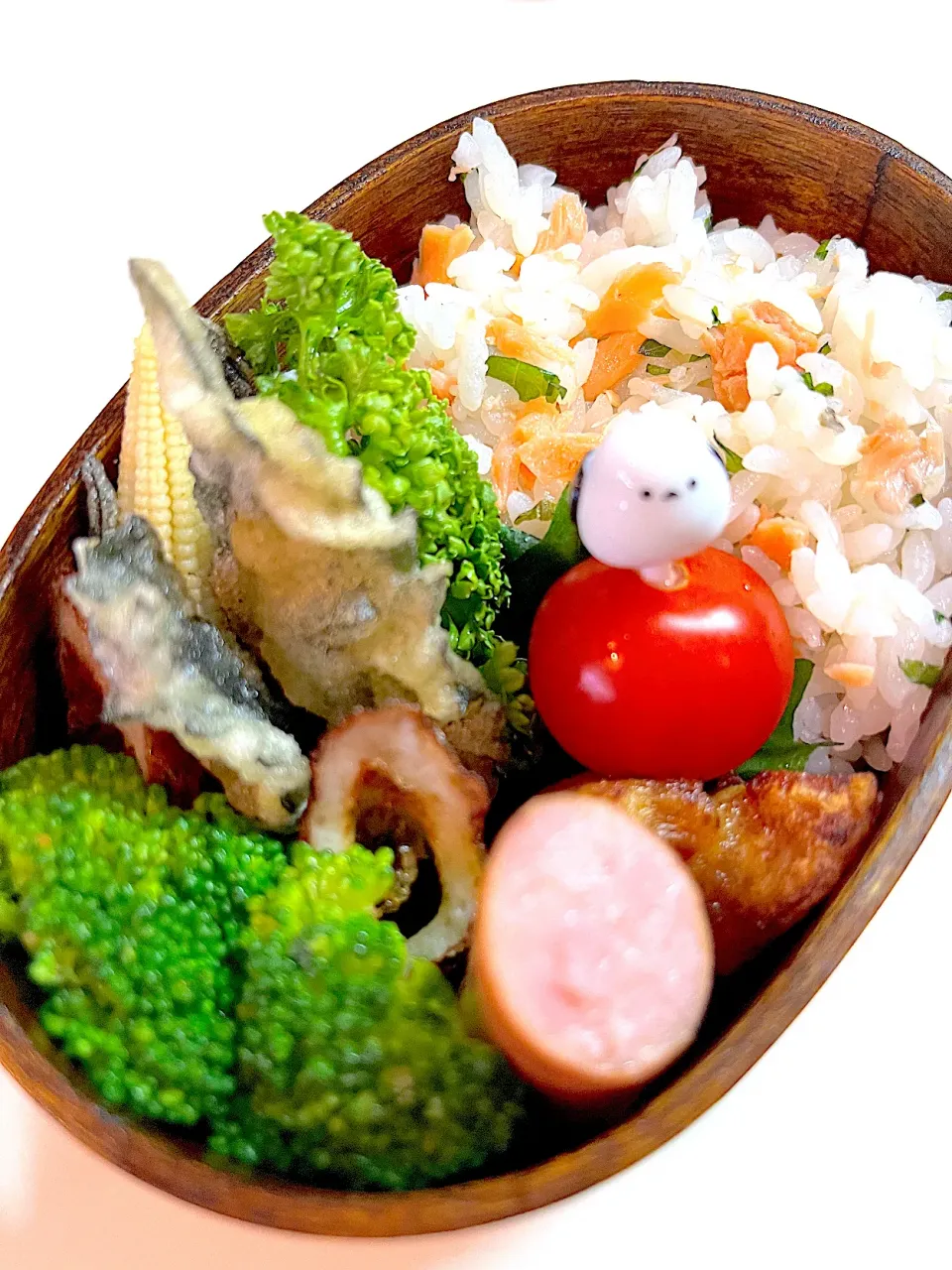 2025年10月4日（土）鮭と色々弁当🍱|おもち女王さん