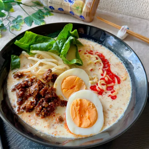 「液みそ つきぢ田村監修 冷や汁の素」を使ってみたSnapdishの料理・レシピ写真:スイーツポテトさんの料理 冷や汁の素de坦々麺