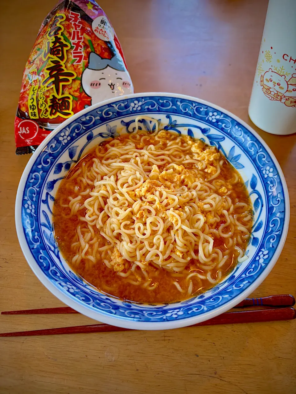 10/4のお昼ごはん~チャルメラ宮崎辛麺~|ゆかｕさん