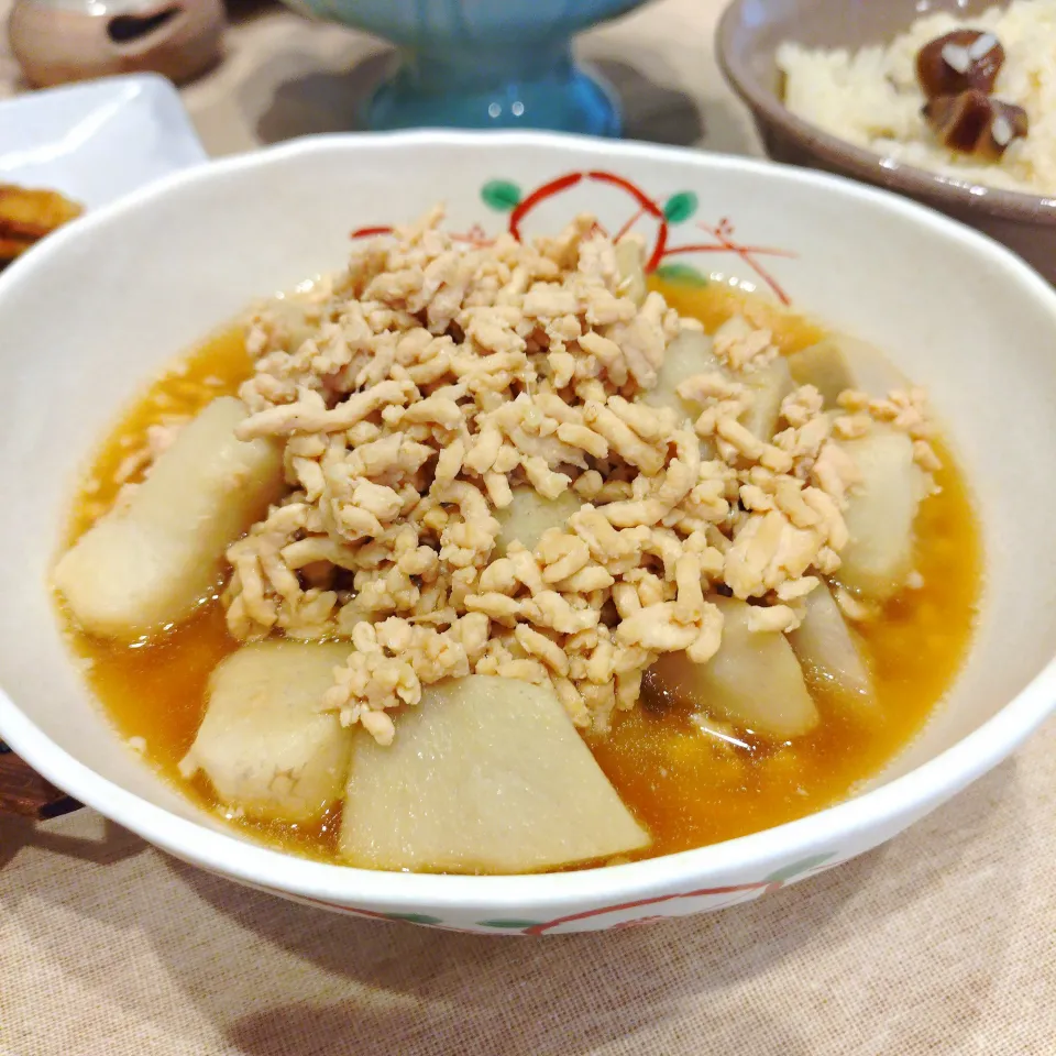 里芋のそぼろ煮|あゆみ│ハレシピさん