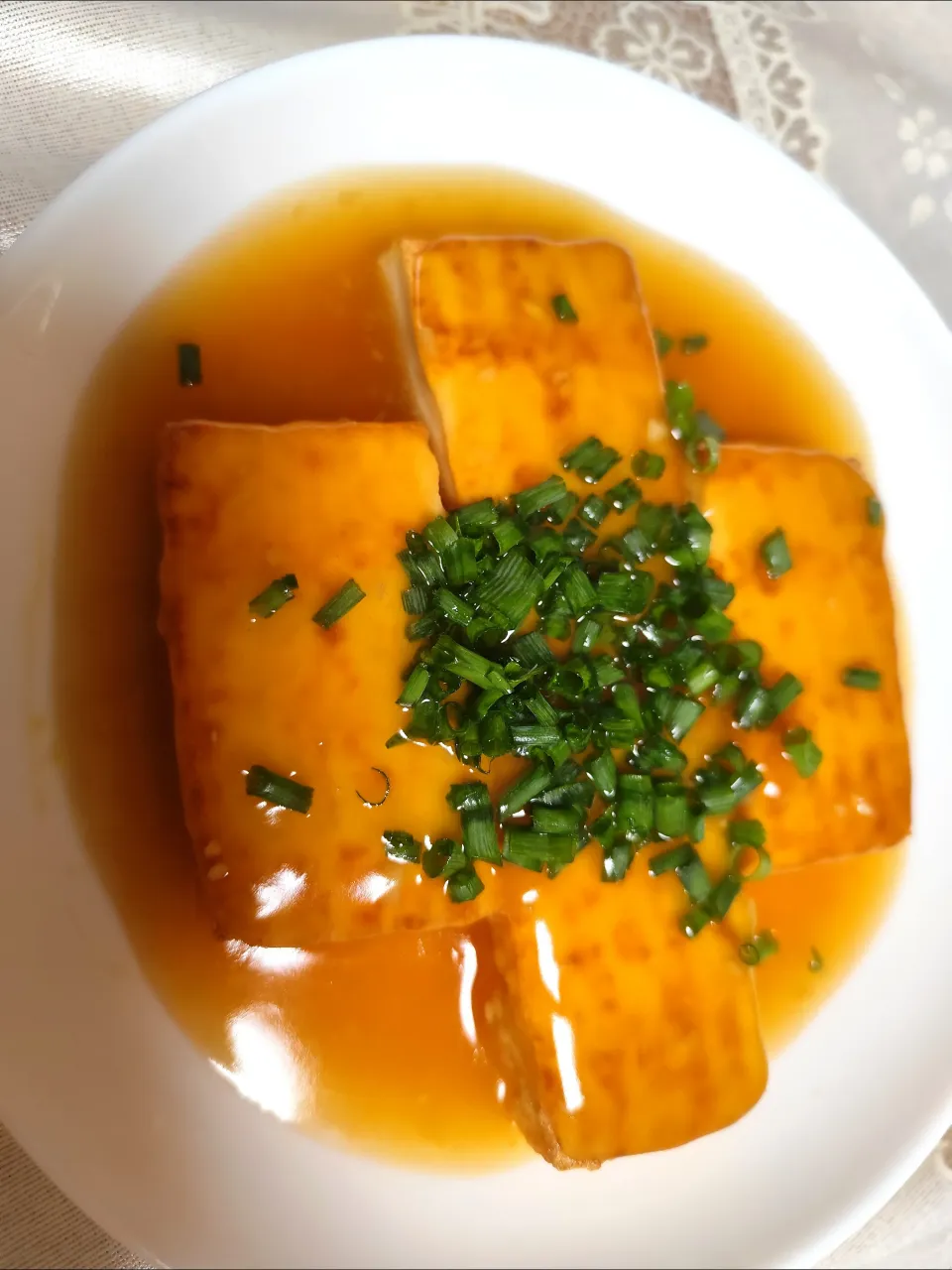 richaさんの料理 厚揚げのあんかけ(生姜チューブも入れて!)|m.rafuさん