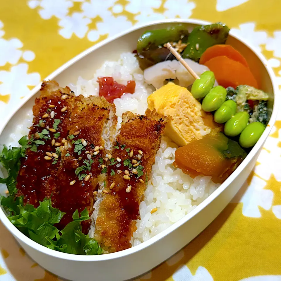 ミルフィーユカツ夫弁当☆20251003|kaoriさん