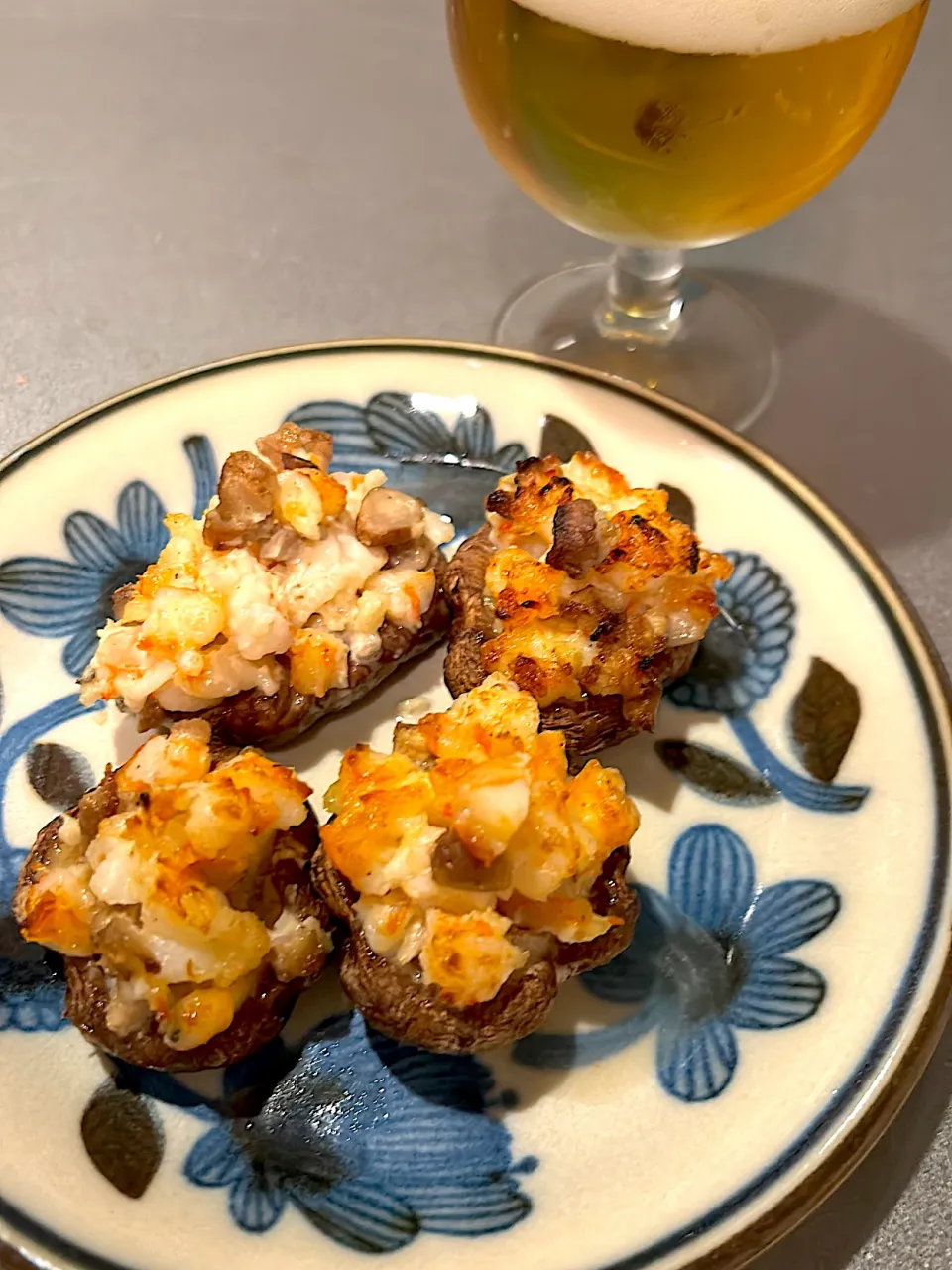 しいたけのエビ詰め🦐|p_chanさん