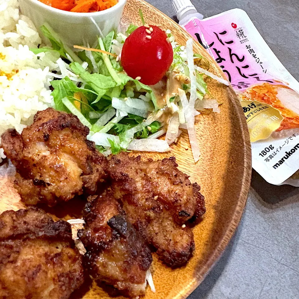 マルコメ様　にんにくしょうが塩麹唐揚げ|nori chef☆*゜ ゜゜*さん