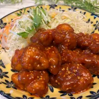 ヤンニョムチキン|きゃずさん