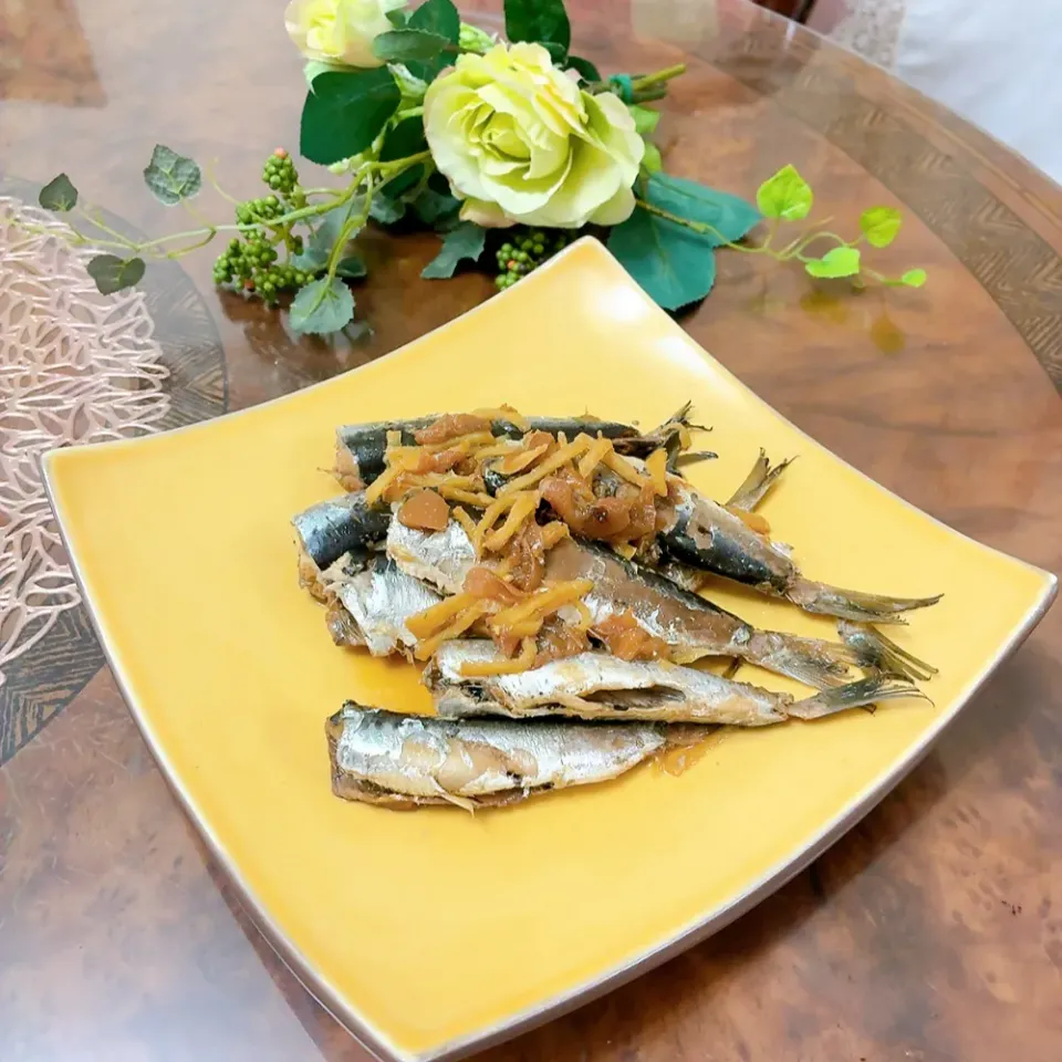 鰯梅生姜煮|ショコラさん