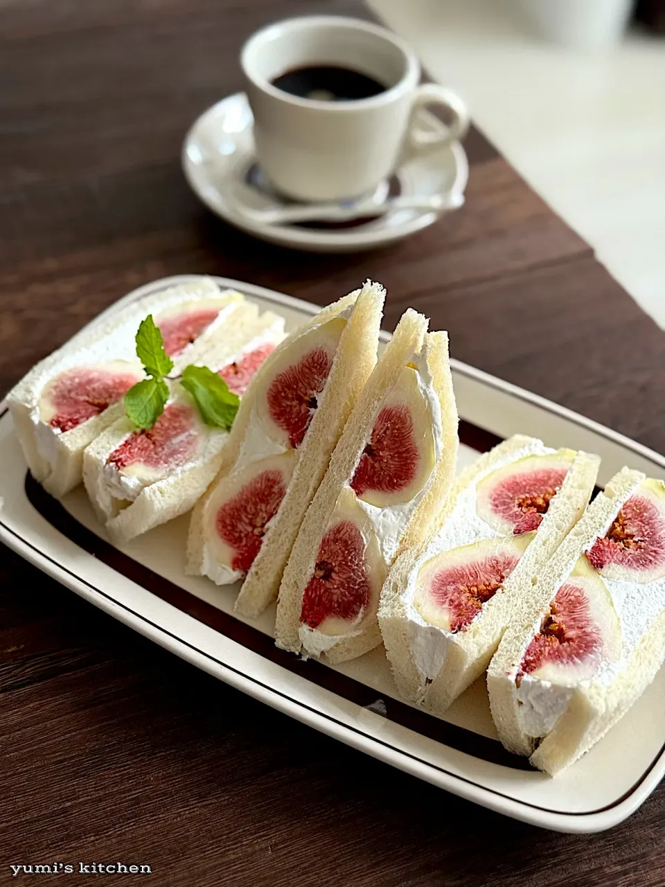 fumfumさんの料理 💜いちじくサンド💜|由美さん