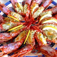 海老の香草焼き