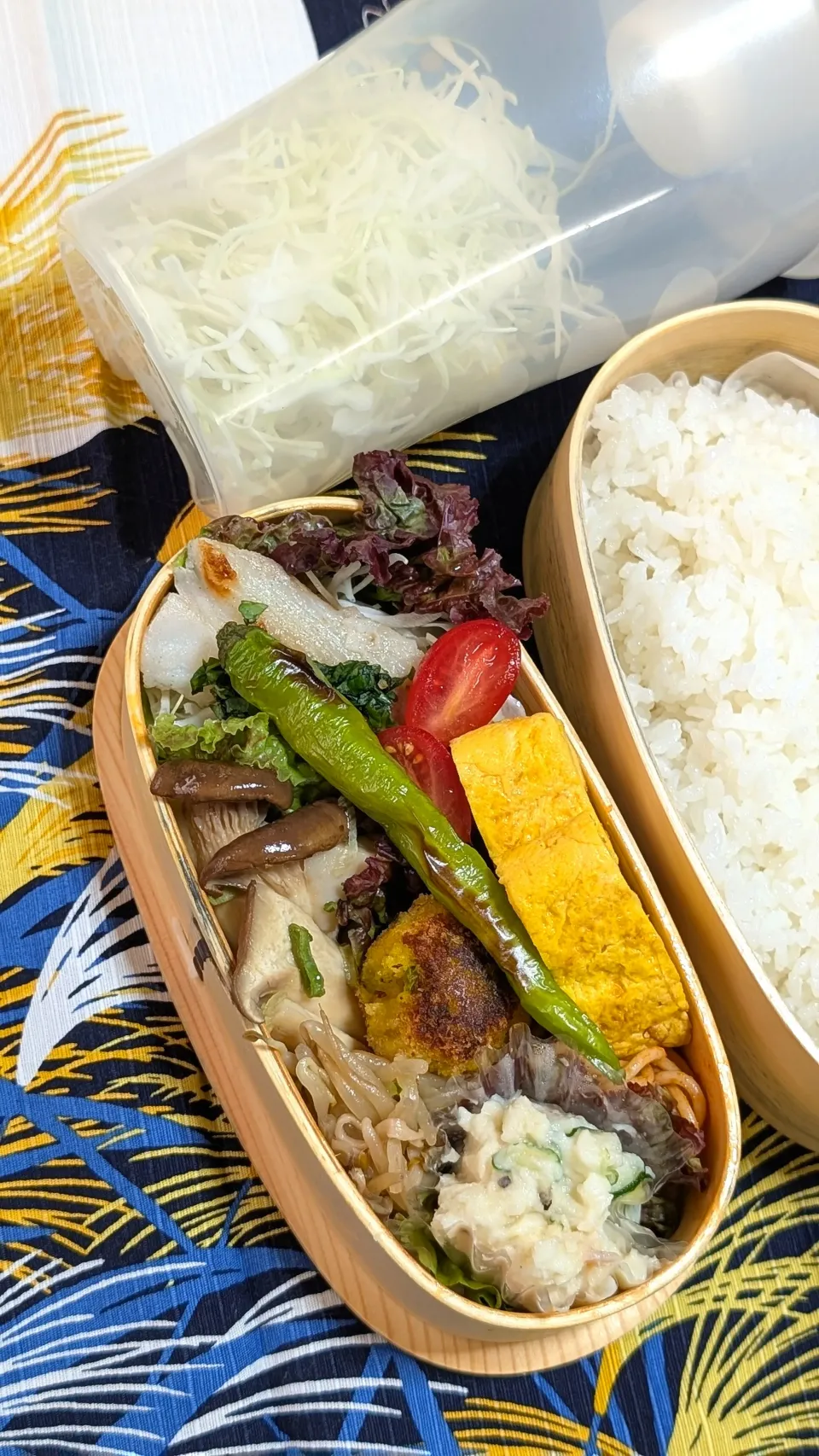 本日のお弁当〜鱈のムニエル弁当|f.1125beさん