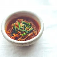 もやしとニラの辛いスープ| オルソさん