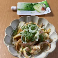 イカの味噌和え　キャベツ味噌|タマ三郎さん