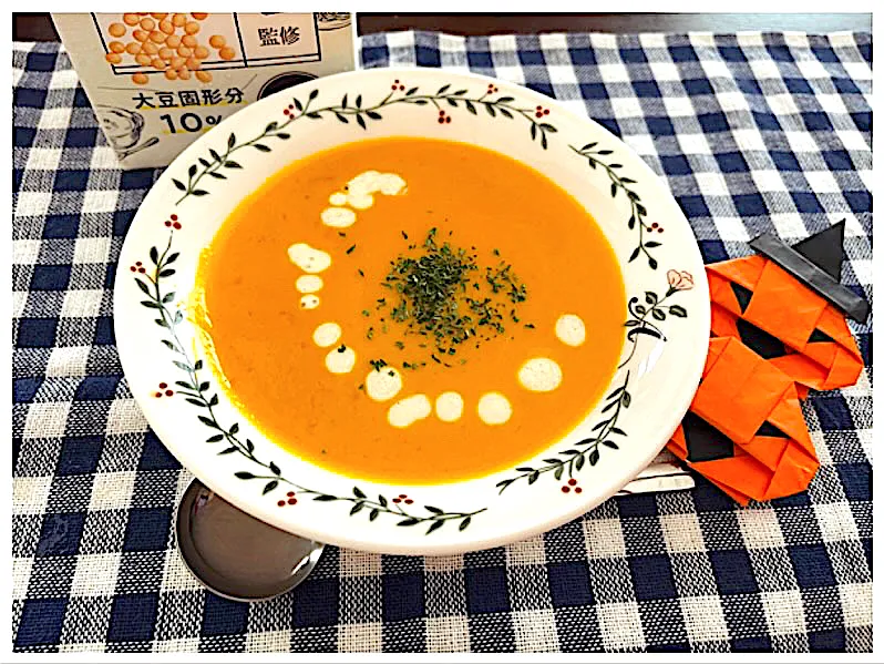 かぼちゃ🎃のポタージュ🥣ハロウィン🎃|ワイントンさん