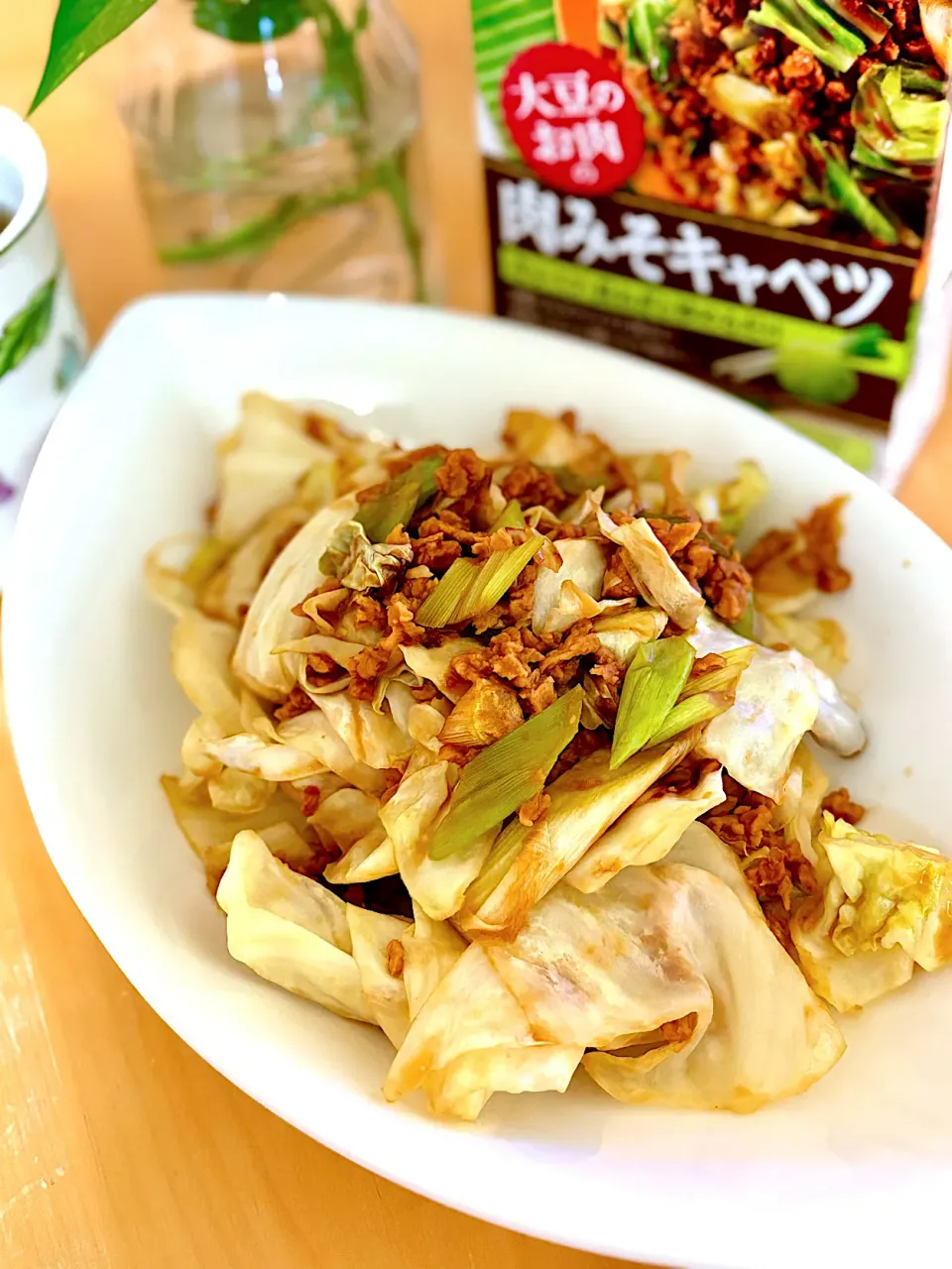 大豆のお肉の肉みそキャベツ|ilovespicaさん