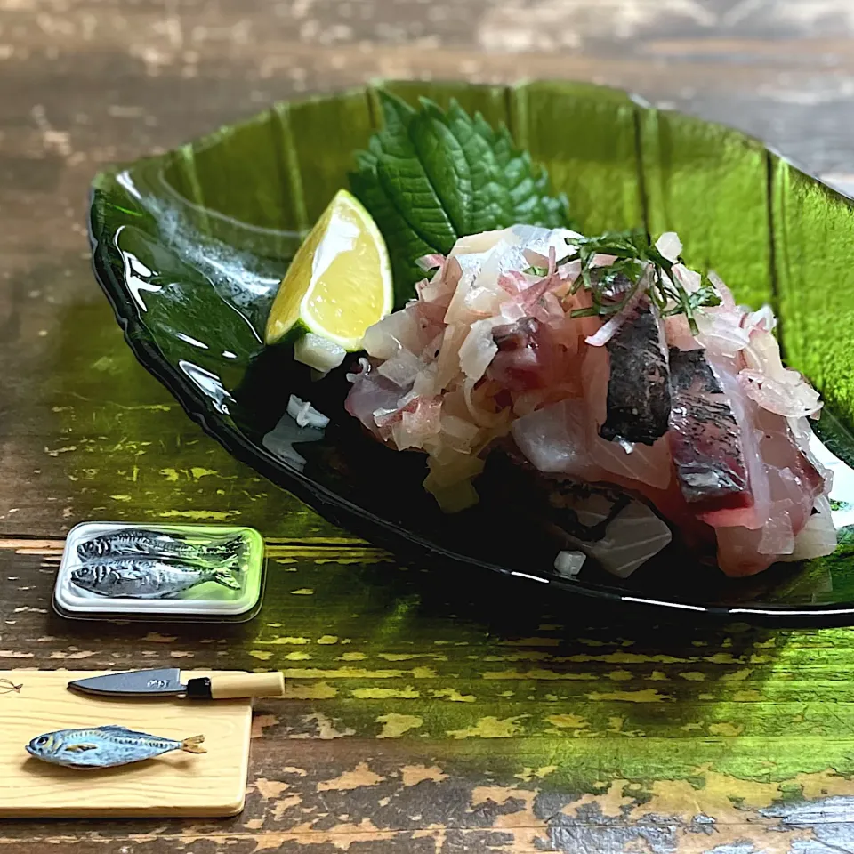 鯵の甘酢しょうが和え|七海さん