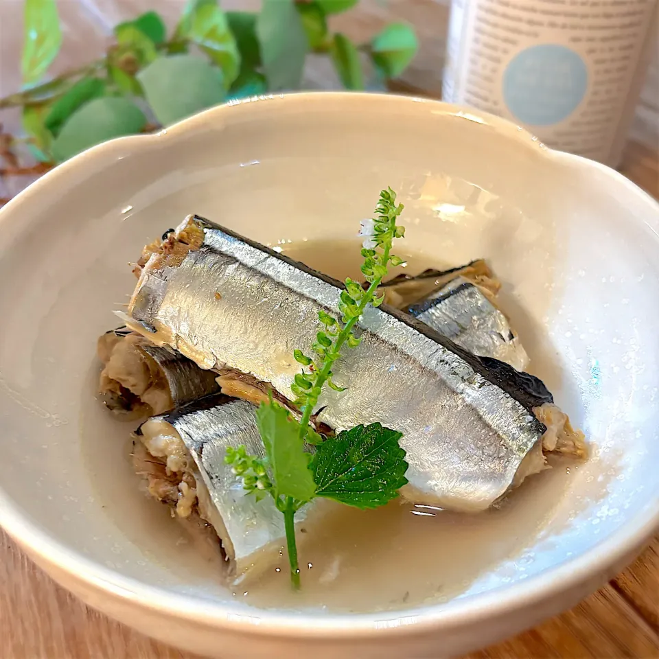 さんまの酒塩煮|みずほさん