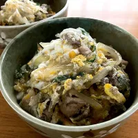 ＊炭火焼き鳥の親子丼| ＊抹茶＊さん