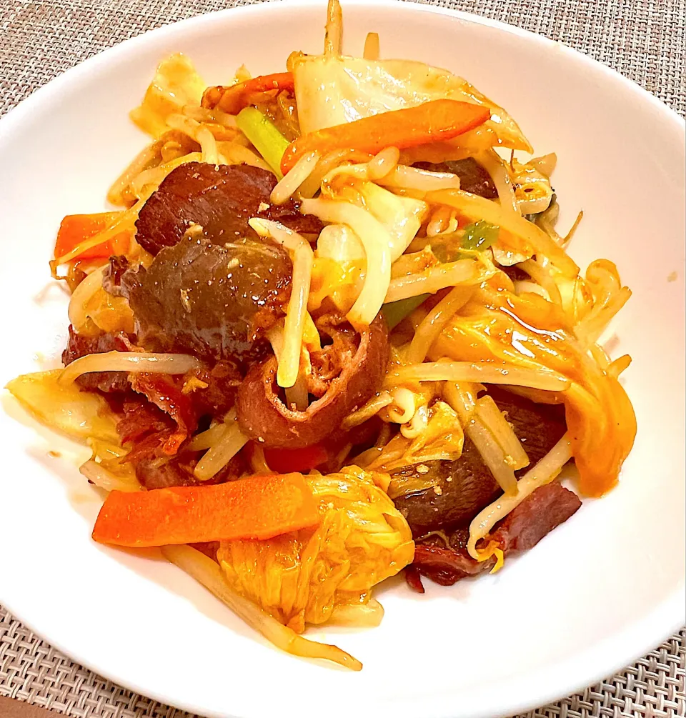 いのしし肩ロースの野菜炒め|shibazakiさん