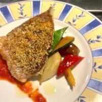 真鯛の香草パン粉焼き|takashiさん