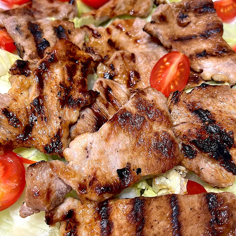 グリル豚肉(特製醤油だれ仕込み)|pranzoさん
