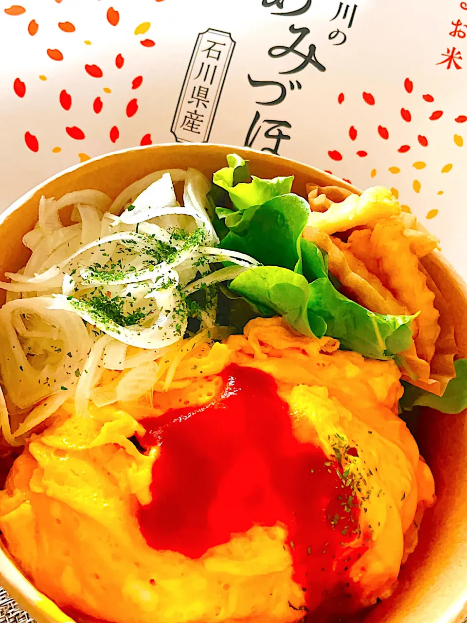 JAグループ石川さま♥️snap dishさま♥️ありがとうございました🥰美味しいお米で美味しいオムライス出来ました🥰|ゆかこさん