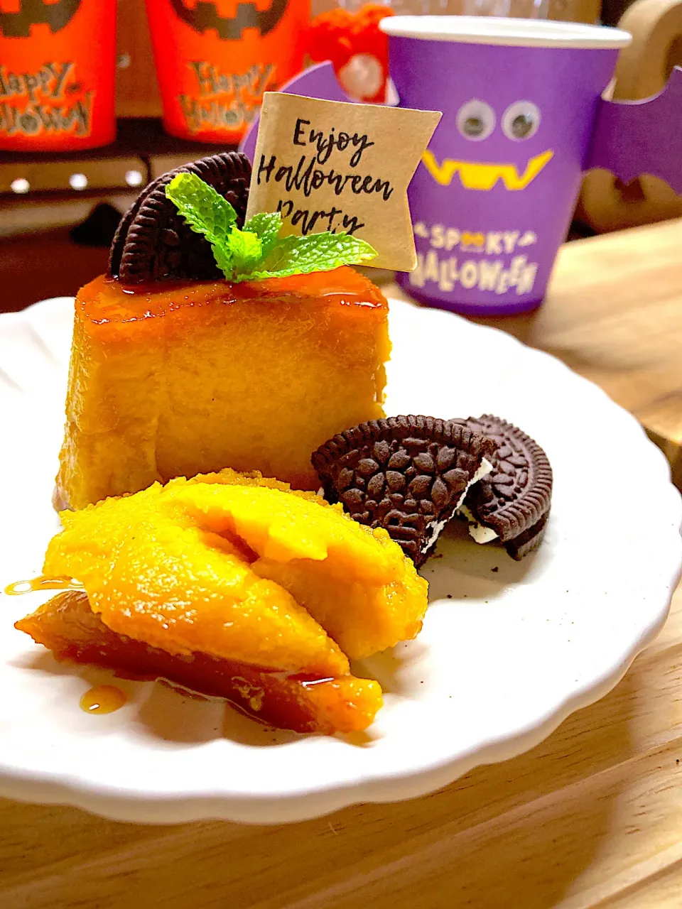 濃厚カボチャプリン|真珠きょうだいママさん