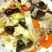 あんかけうどん|明月さん