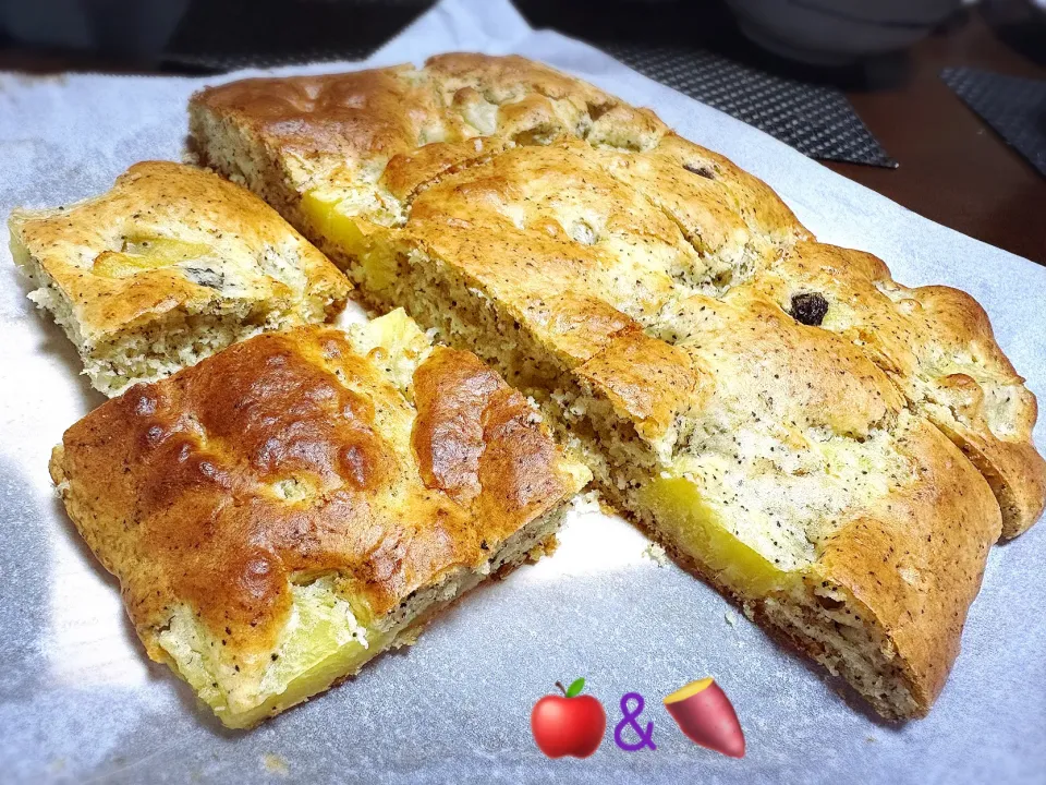 chieko ♪さんの料理 紅茶とりんごのケーキ|cocoaさん