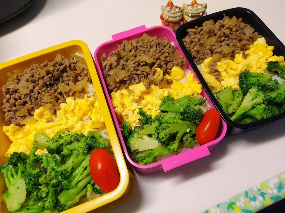 夫弁当､私弁当､娘弁当|みどりさん