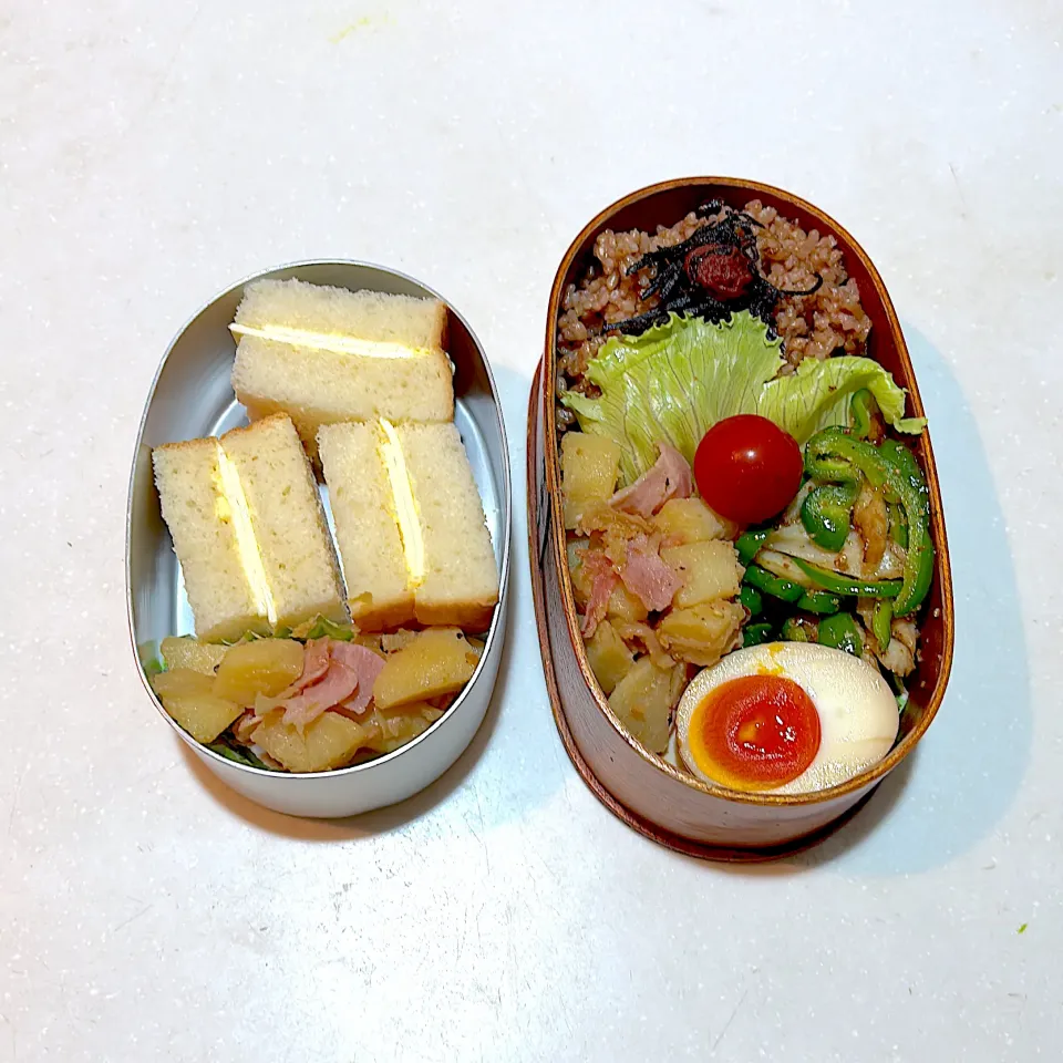 金曜日のオット弁当と、高３ムスメ弁当。|chi.aさん