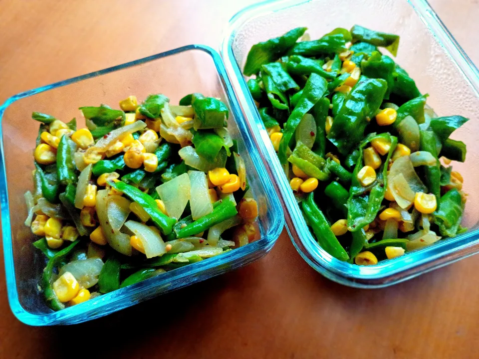 19 Boys & 野鳥さんの料理 2025/9/18   とうもろこしのインド式炒め物（からいししとうもおいしく食べるにはPart 2）Corn with Mustard Seeds|tamagomagomagoさん