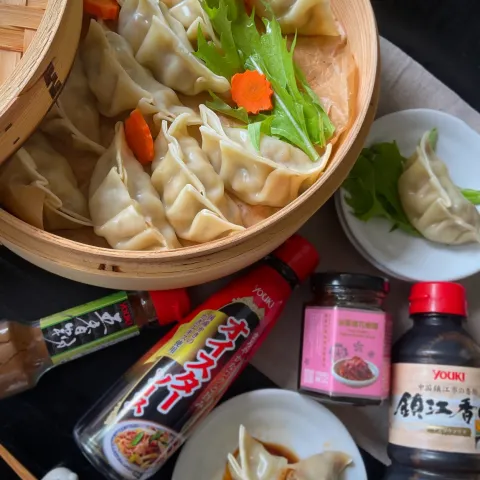 「桜エビ醤」を使ってみたSnapdishの料理・レシピ写真:世界の食卓探検隊～切り干し大根de蒸し大根餃子～