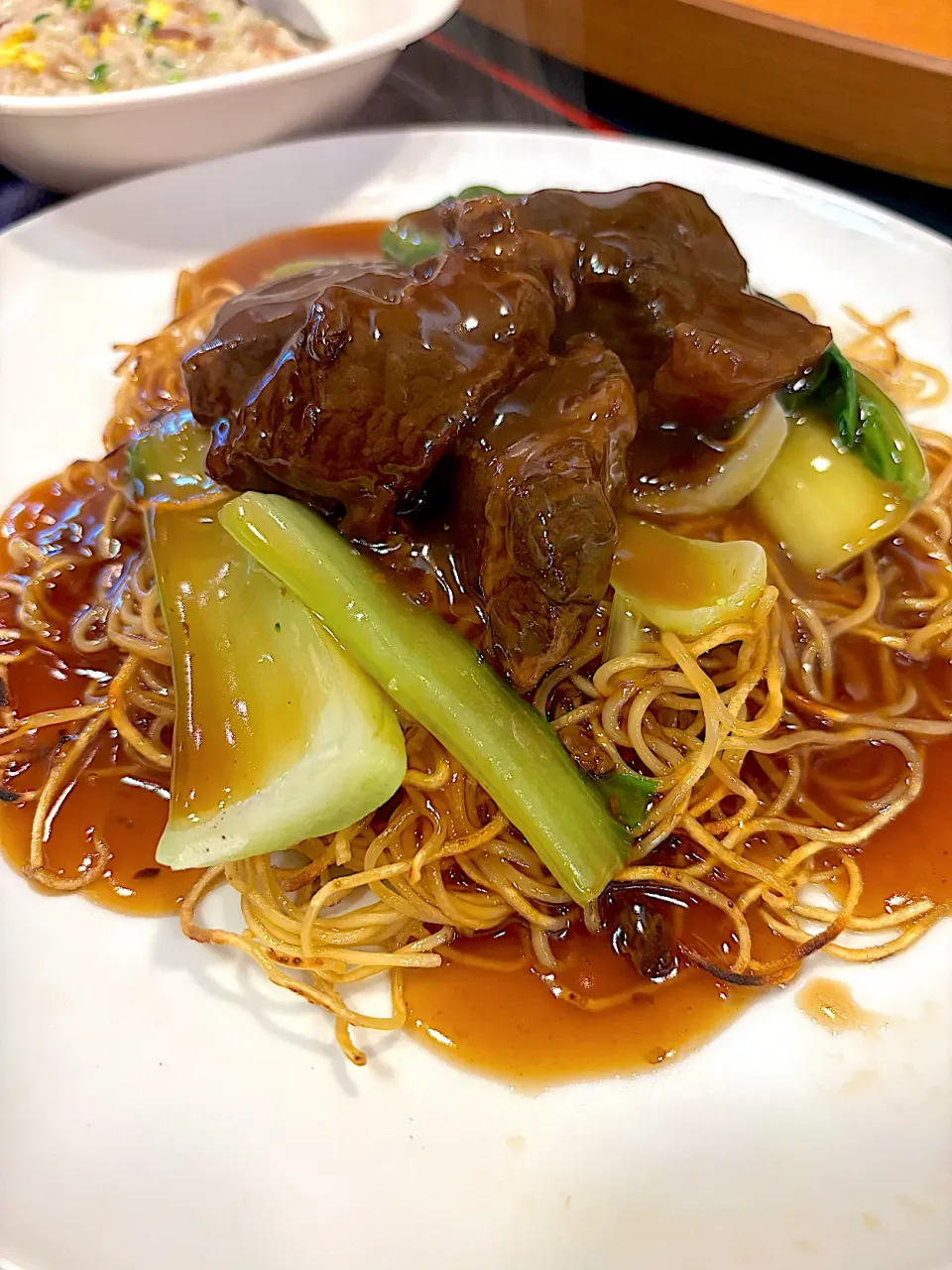 牛バラ焼そば、ハンチャンセット|saturnさん