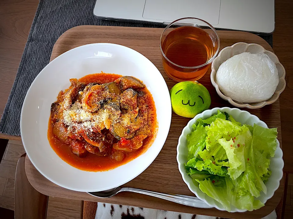 昨夜の残りで在宅ワークランチ☀️|みーぬさん