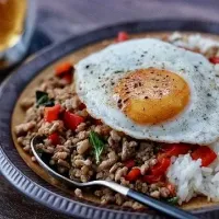 ガーリック香るガパオライス