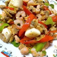 海鮮炒め|明月さん