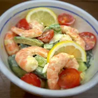 アボガド、エビサラダ|さくらこさん