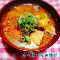 ホッとする美味しさ♬さつまいもの豚汁|あんみっちゃんさん
