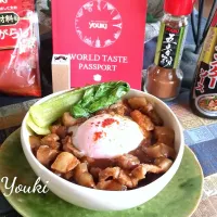 月見風魯肉飯|ぶりさんさん