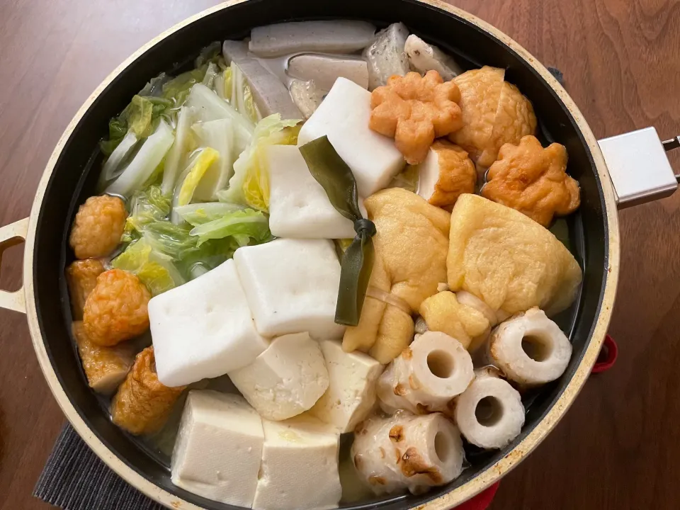 今季初おでん🍢のお夕飯🌛|みーぬさん