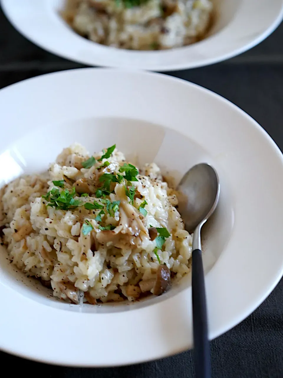 キノコのリゾット|てつやさん