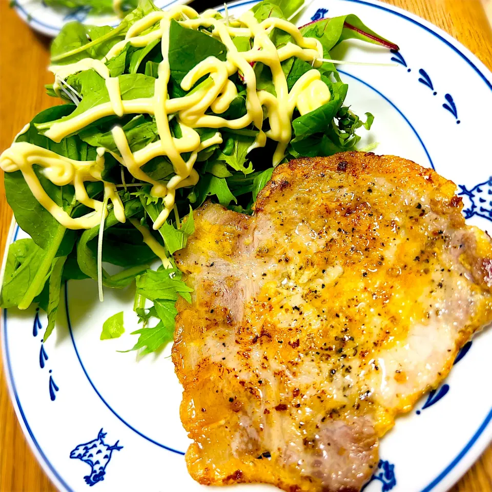 ”豚ロースピカタ”＠ 自宅飯|平大さん