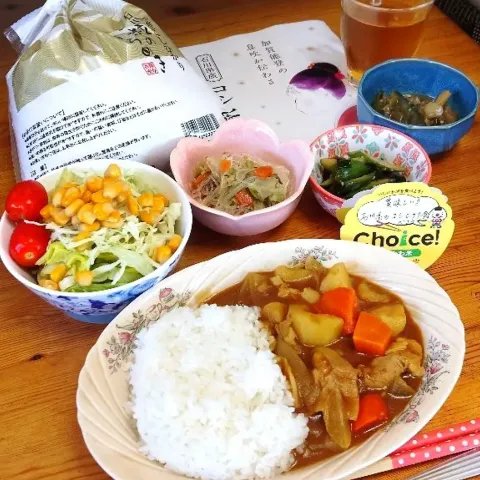 「コシヒカリ2kg」を使ってみたSnapdishの料理・レシピ写真:🌾石川県産コシヒカリでカレー🍛🌾