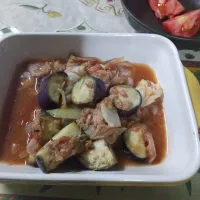 ツナ(缶)と野菜のプロバンス風煮込み